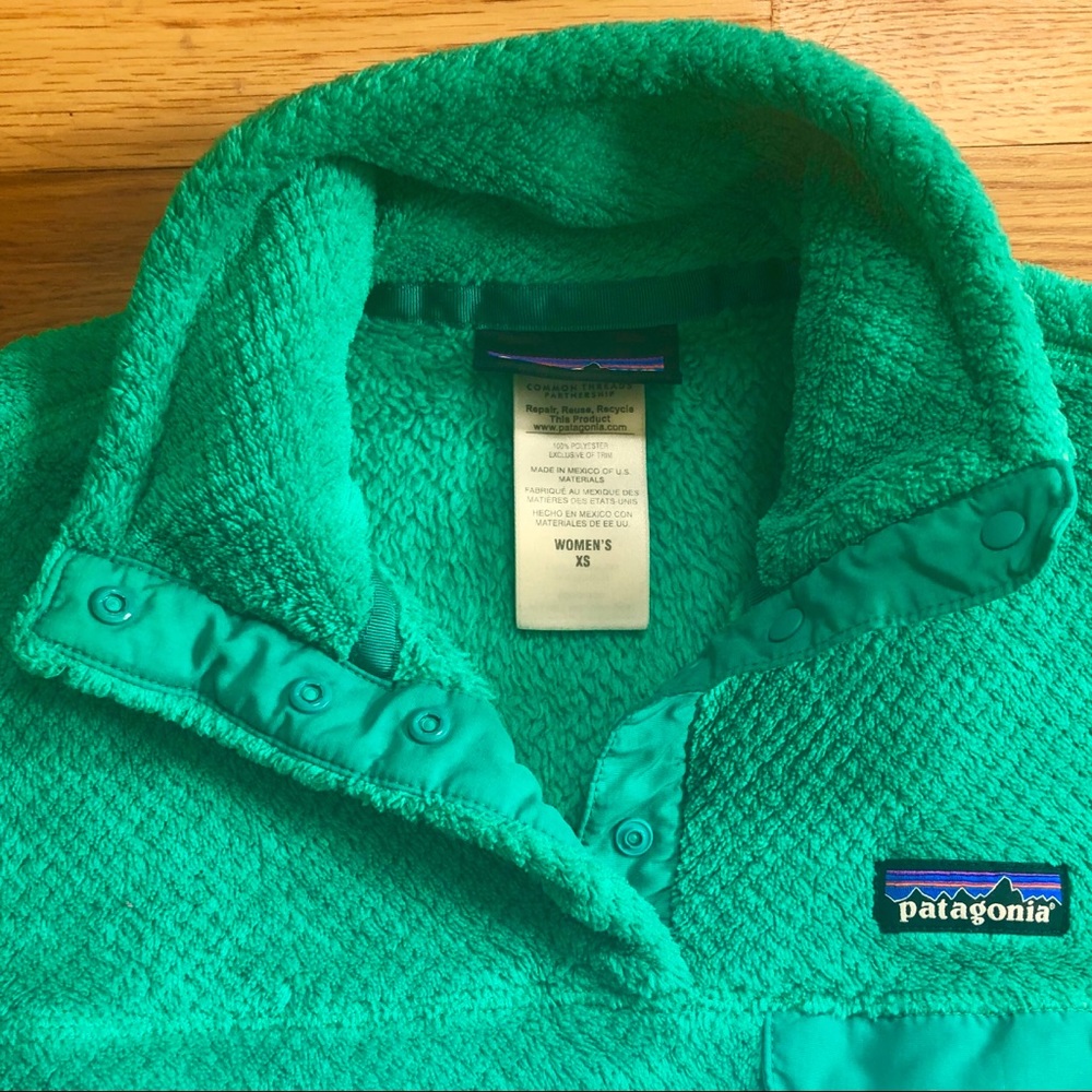 Patagonia Re-tool Pullover in Green